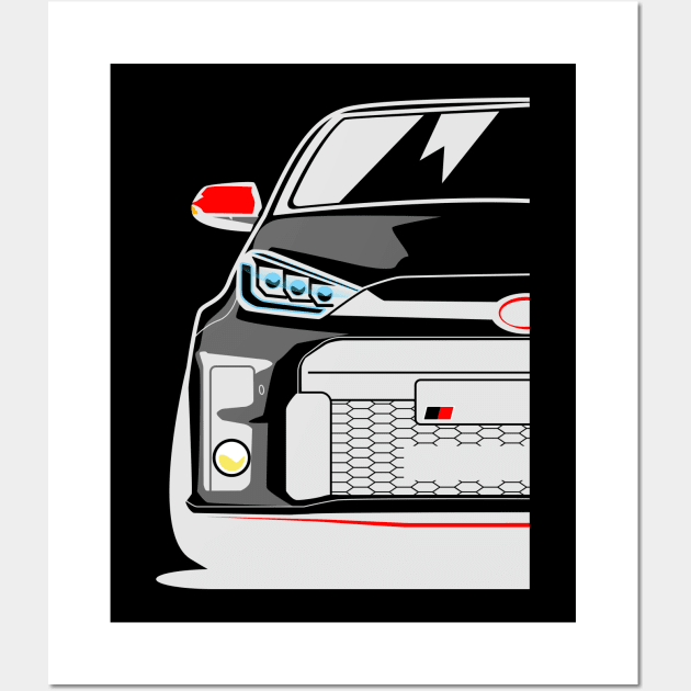 Yaris GR Gazoo Racing Wall Art by gaplexio